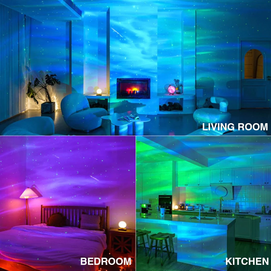 YOVAKO Star Projector Galaxy Light, Galaxy Projector for Bedroom, Northern  Lights Aurora Projector with 29 Light Effects, Timer and Remote Control