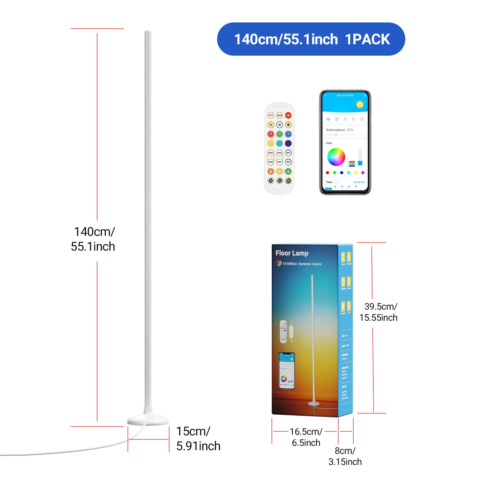 Aurora Smart Floor Lamp