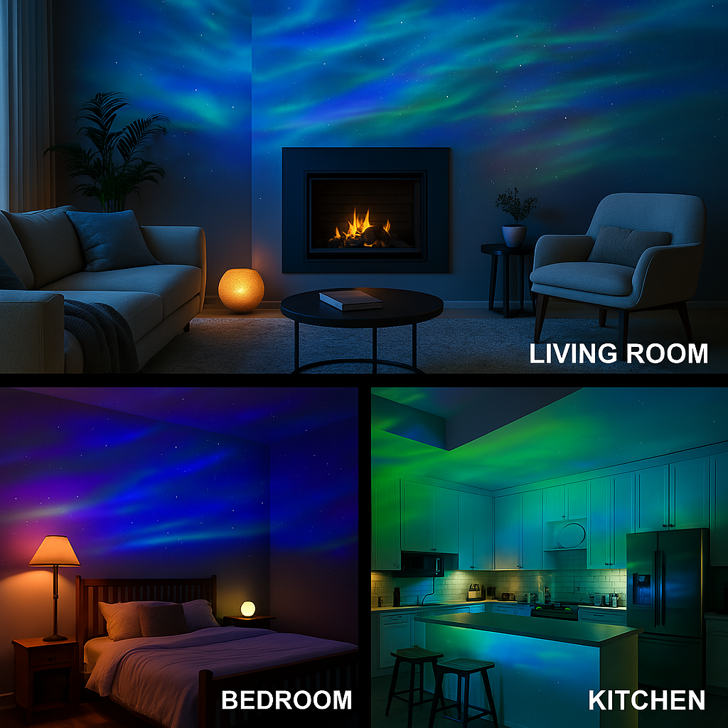 Example Projector Light Image AuroraProjector™ – Northern Lights Projector for Home Relaxation