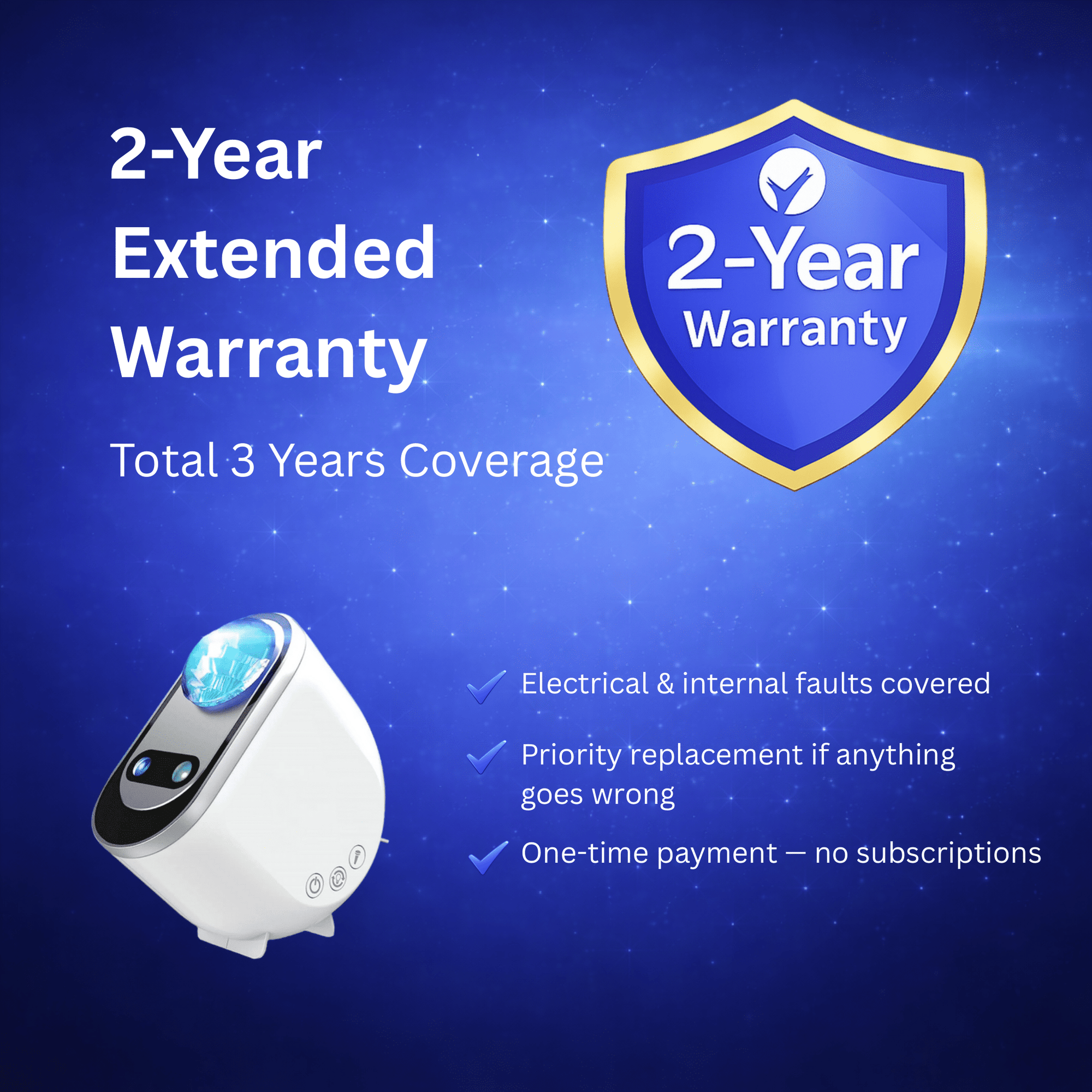2-Year Warranty Extension (Total 3 Years)