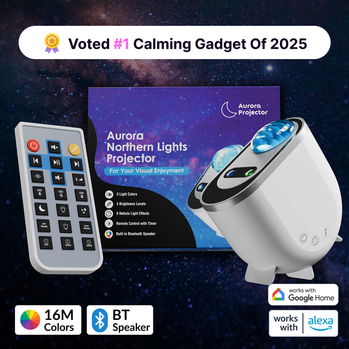 Calming Projector AuroraProjector™ – Northern Lights Projector for Home Relaxation