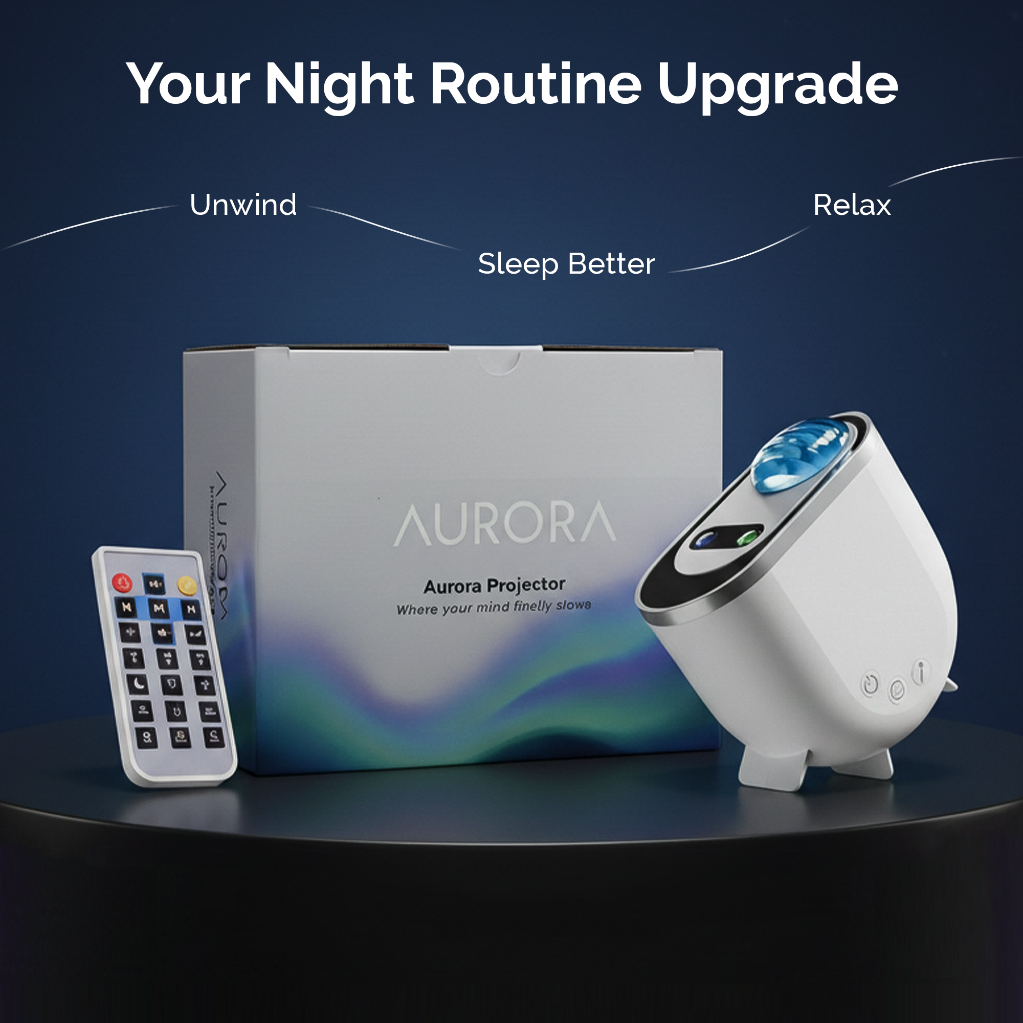 Calming Projector Aurora Projector | Northern Lights Projector for Relaxation & Sleep
