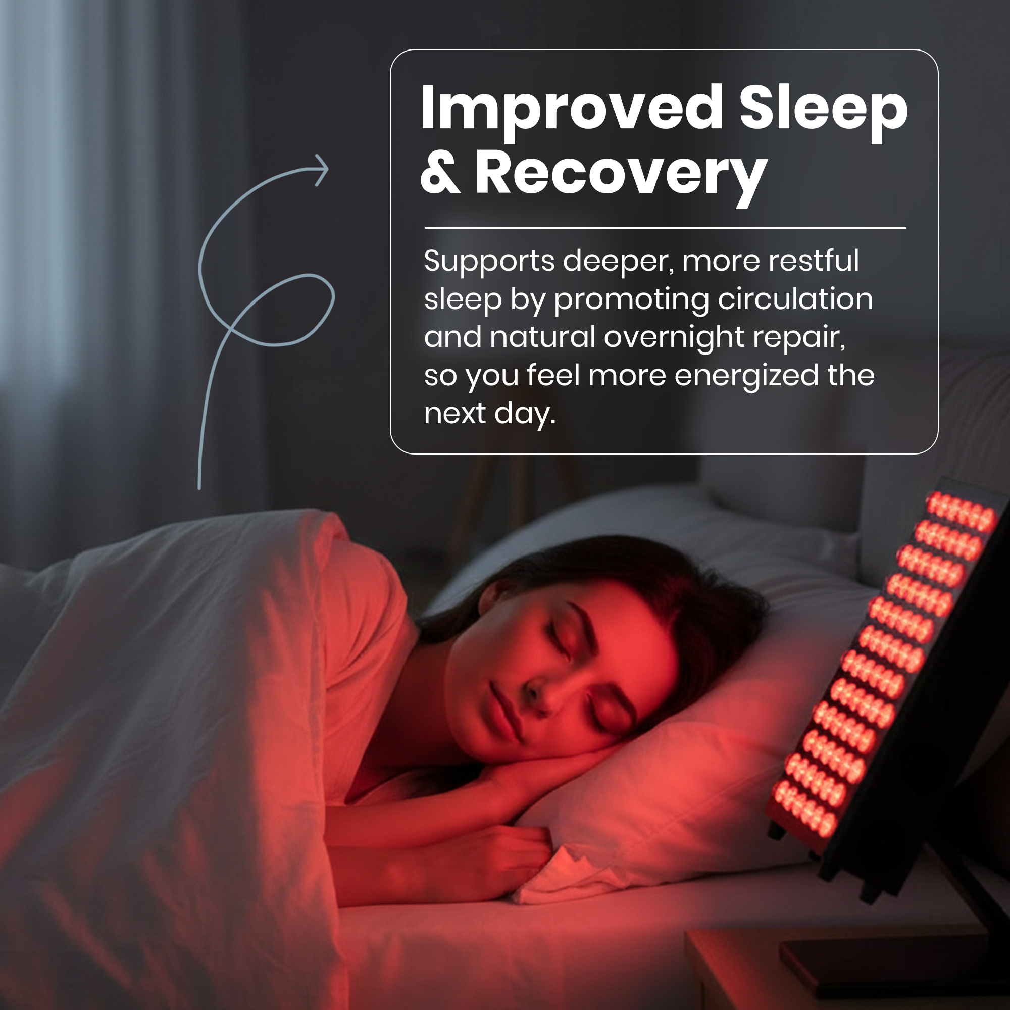 Red & Infrared Light Therapy Panel Pro