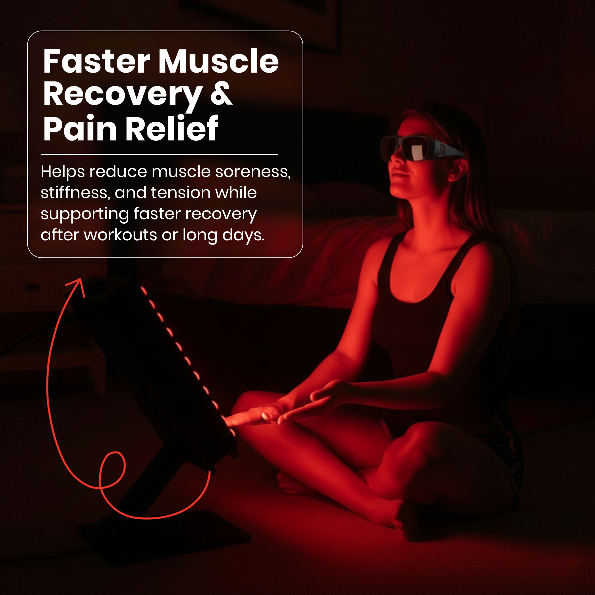 Red & Infrared Light Therapy Panel Pro