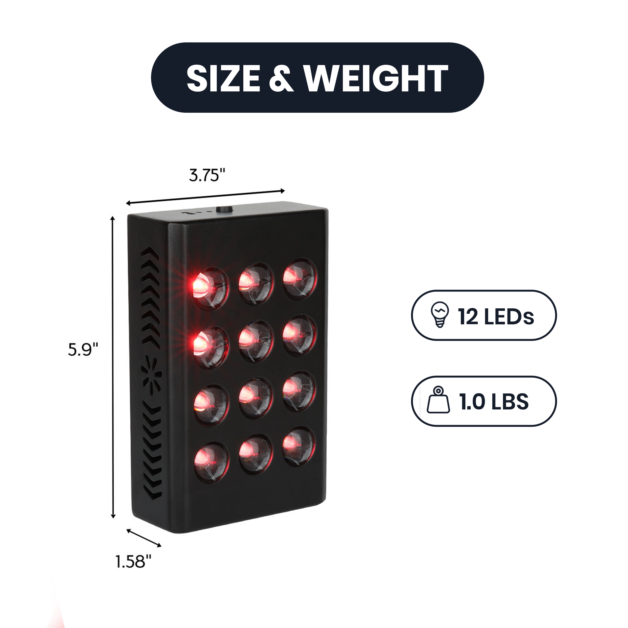Red & Infrared Light Therapy Panel