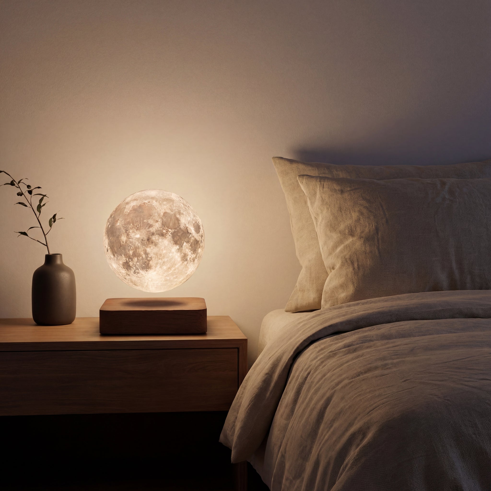 Levitating Moon Lamp